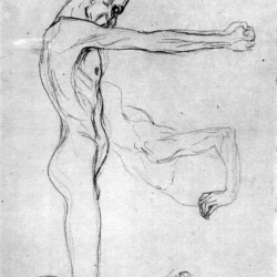 Man with with outstretched arms